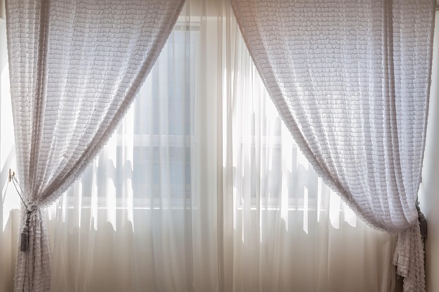 curtain sewing and fabric drape measuring window treatment calm interior