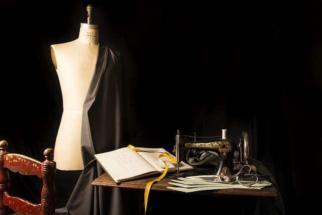 sewing basics with machine and measuring tape calm workspace